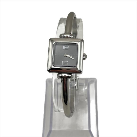 Gucci Watch 1900L 19mm Women's Silver and Grey with Box - Picture 1 of 8